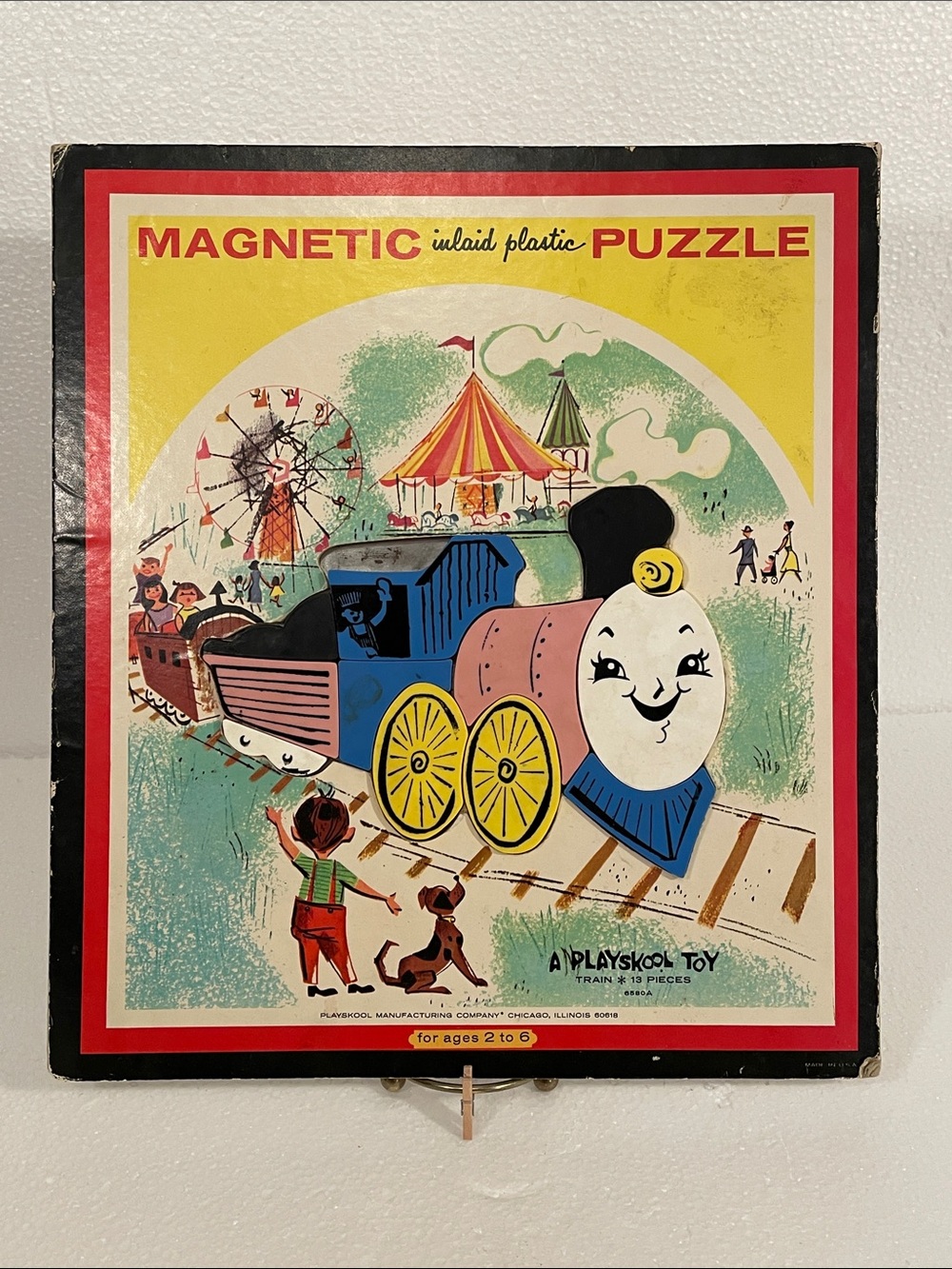 Vintage Playskool Magnetic Puzzle